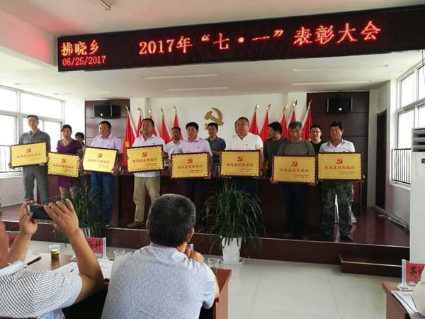 定遠縣拂曉鄉召開慶祝建黨96周年暨“七一”表彰大會_副本.jpg