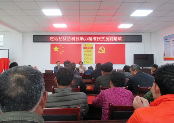 定遠(yuǎn)縣科協(xié)開展科技助力精準(zhǔn)扶貧技能培訓(xùn).JPG
